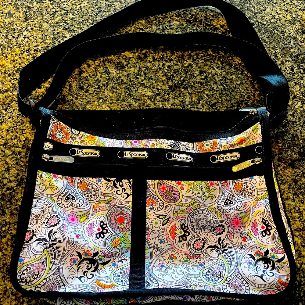 COPY - Le SportSac Deluxe Classic Every Day bag/purse in paisley.